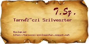 Tarnóczi Szilveszter névjegykártya